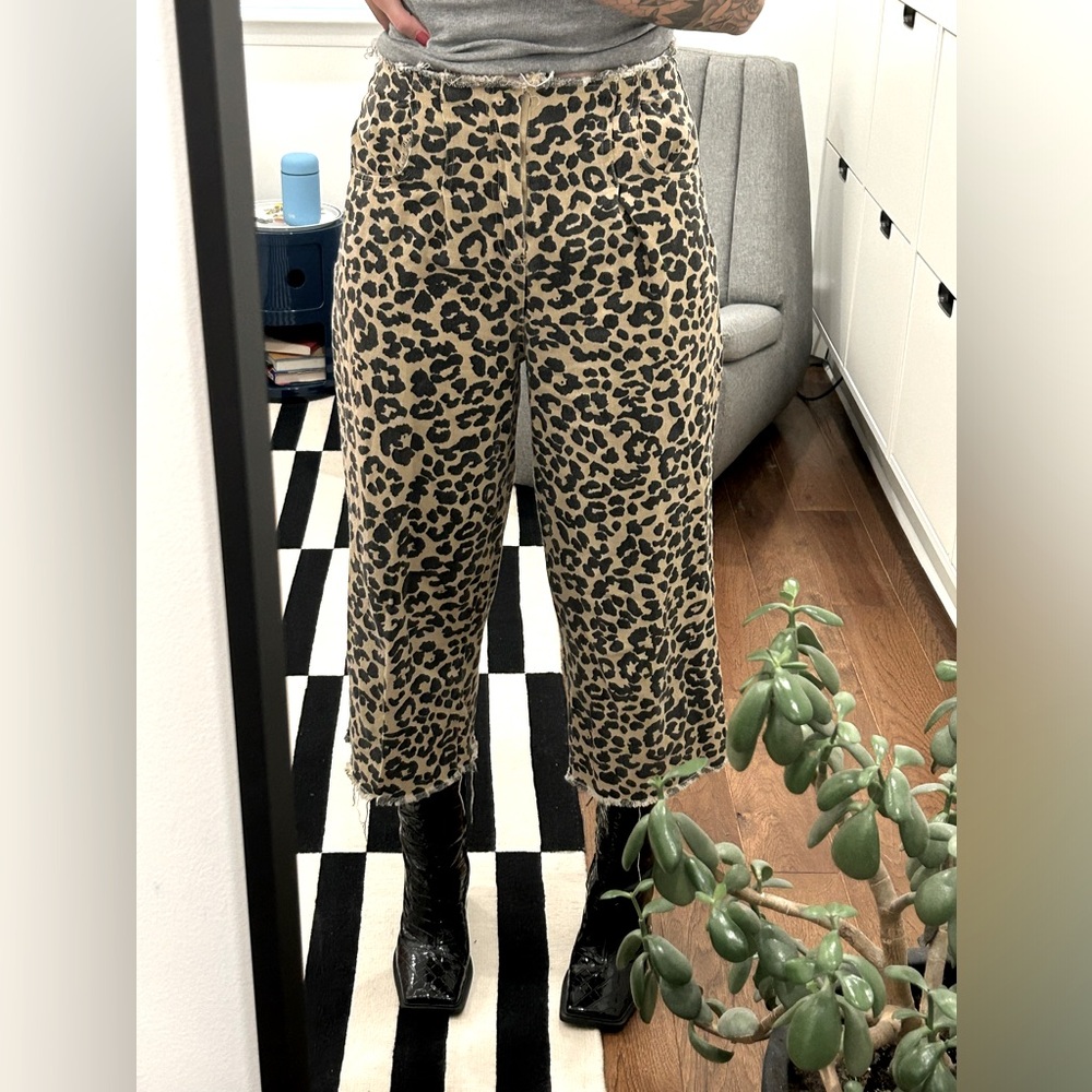 Vintage Leopard Denim size 10